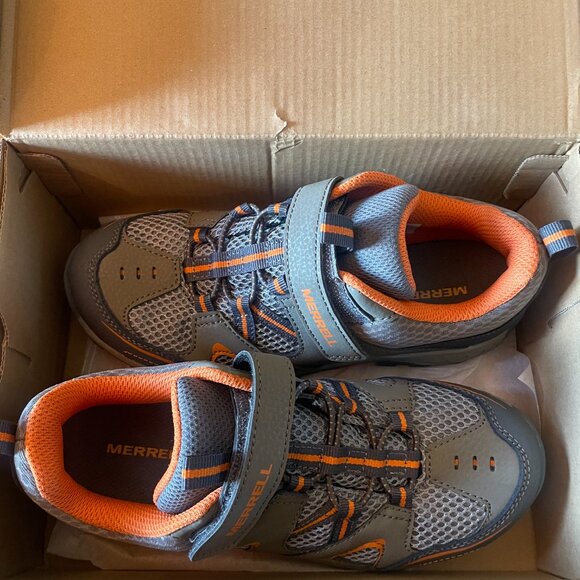 Merrell, Trail Chaser, boys hiking shoes, size 4 - Picture 5 of 6